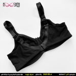 محصول شماره 8 سوتین نخی مشکی فنردار بندطبی کاپ سی نوشه پوش کد-24302
