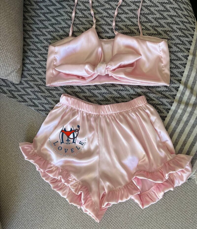 عکس محصول ست لباس خواب فانتزی ساتن LOVELE-کد 8041