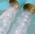 بسته بندی چسب نیپل سینه طرح شکوفه شیشه‌ای-کد110