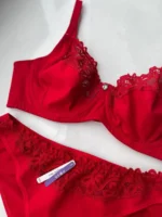 ست نخ و گیپور فانتزی فنردار رُزا-کد9504